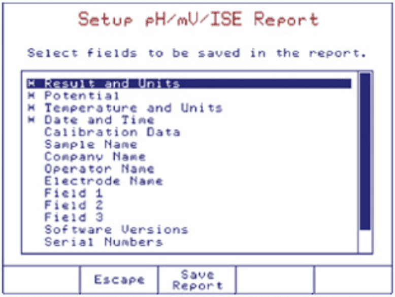 Customizable Analysis Reports